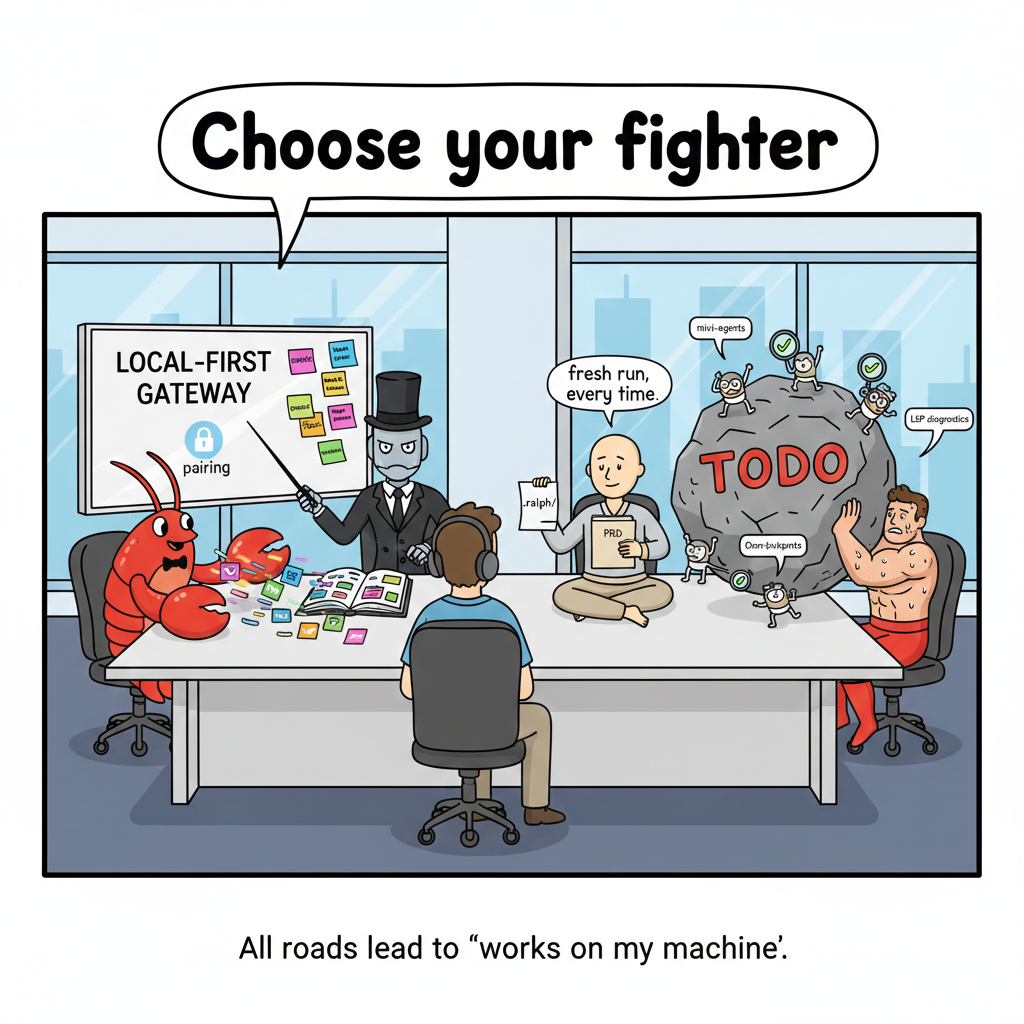 An Evaluation of OpenClaw, Conductor, Ralph, and Oh-My-OpenCode