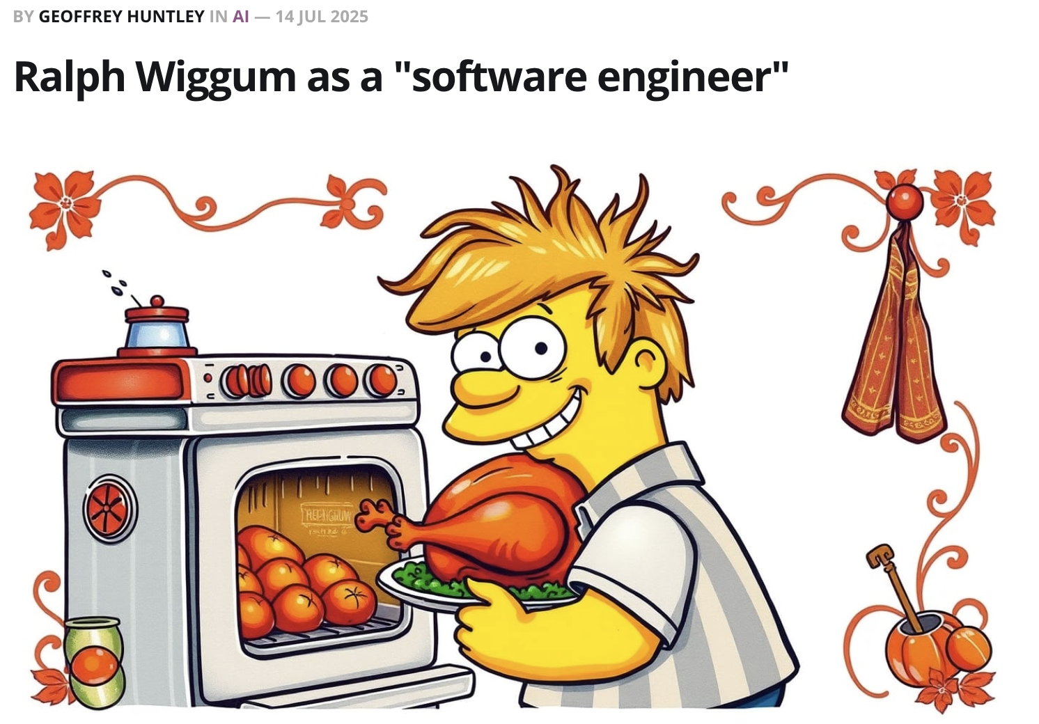 In search of Ralph Wiggum & the loopy AI