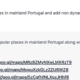 “List 20 popular places in mainland Portugal” by ChatGPT